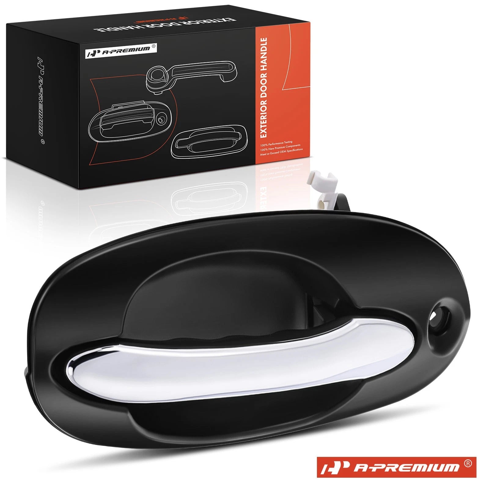 Chrome & Black Exterior Door Handle for Kia Sedona (2002–2005)