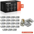 20Pcs Tailgate Door Lock Rod Retainer Clips for Chevy Dodge 