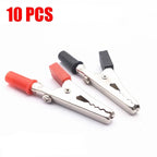Clip 5A Connectors for Electric Components (Black and Red)