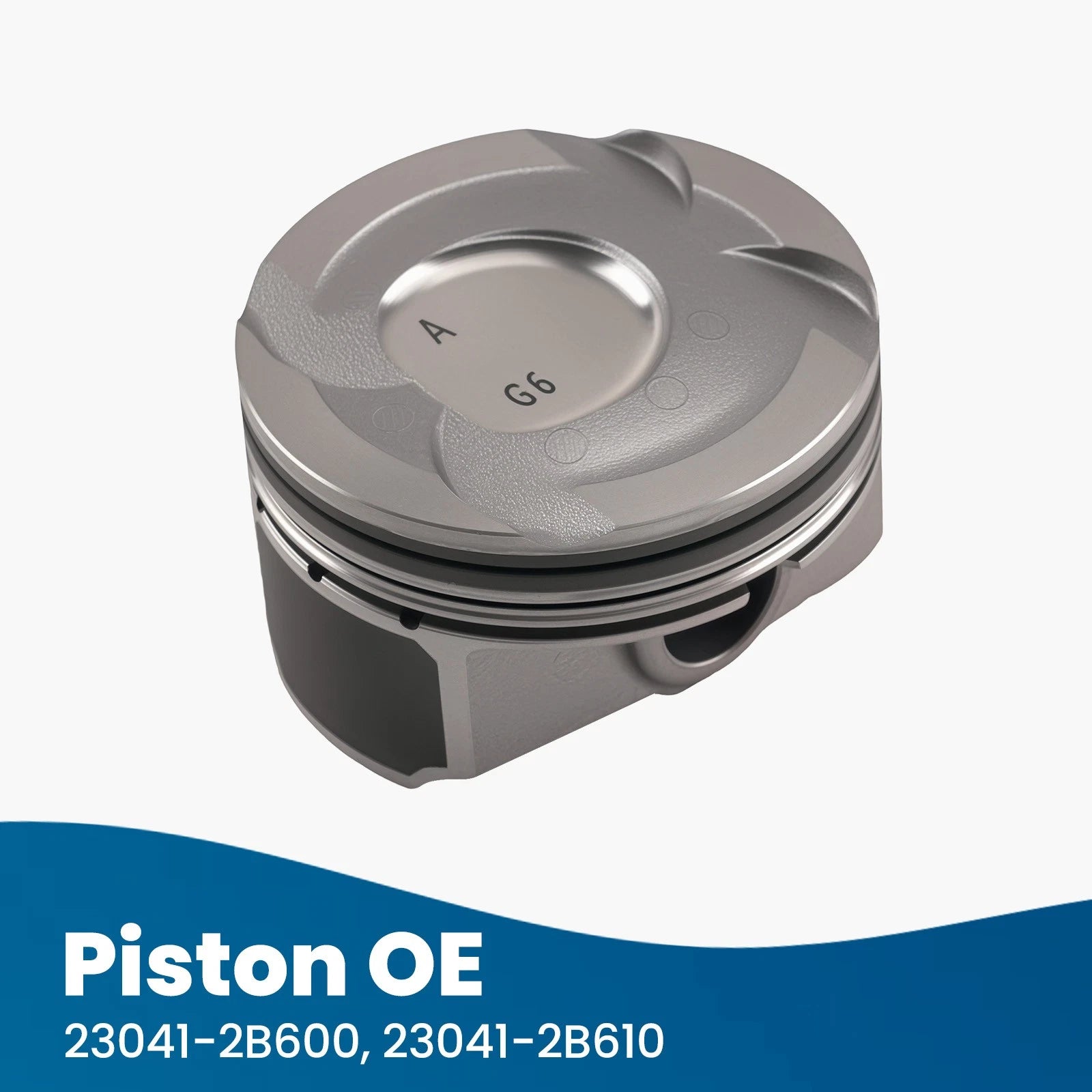 4X Engine Piston & Rings Kit for Hyundai Kia Accent Rio 1.6L (2012–2016)