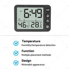 Digital Clock Temperature Alarm for Car Truck SUV (12V)