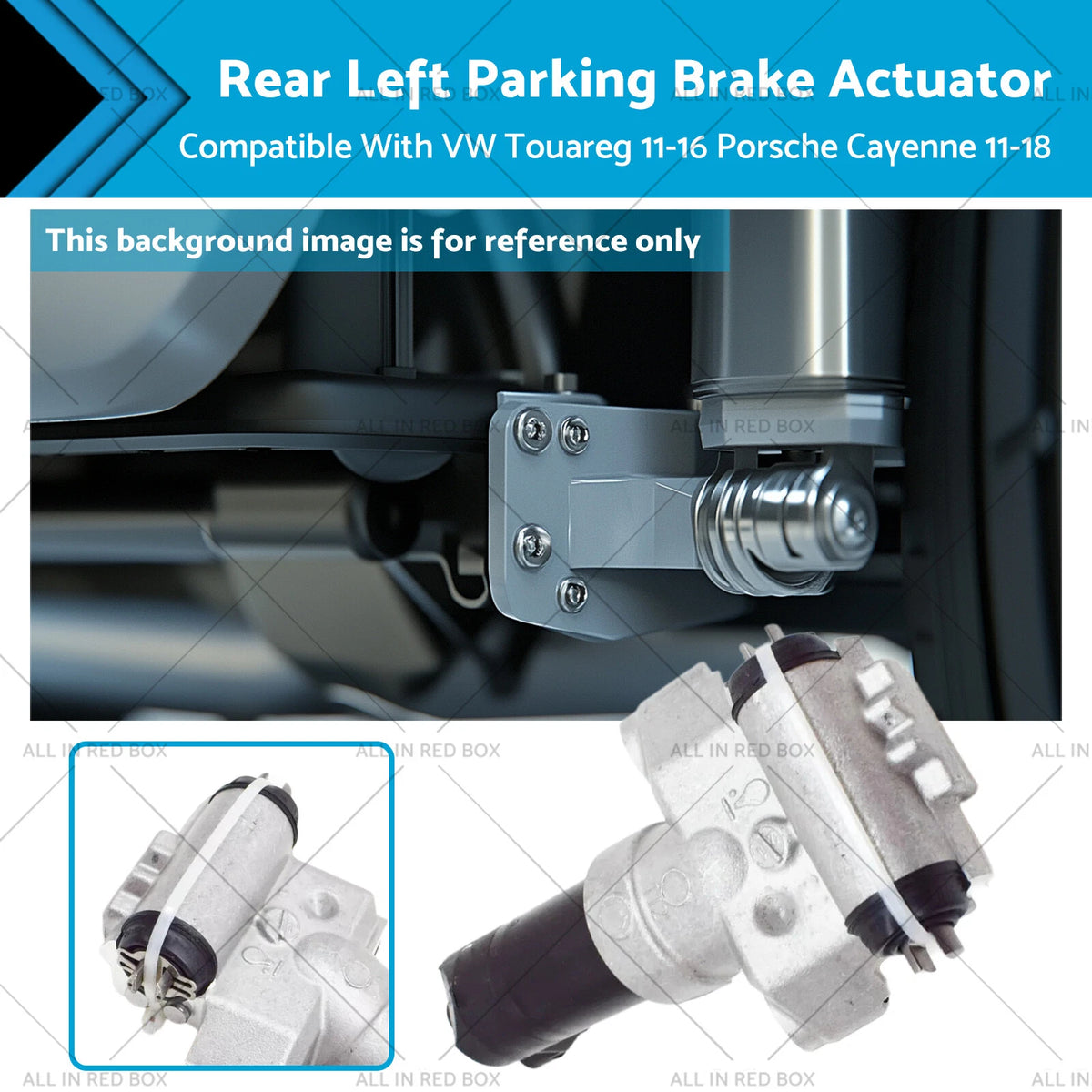 Parking Brake Actuator Rear Left for VW Touareg (2011–2016) Cayenne (2011–2018)