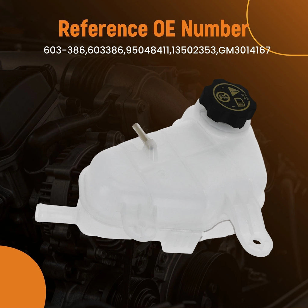 Coolant Overflow Reservoir Tank with Cap for Chevrolet Sonic (2012–2020) 603-386