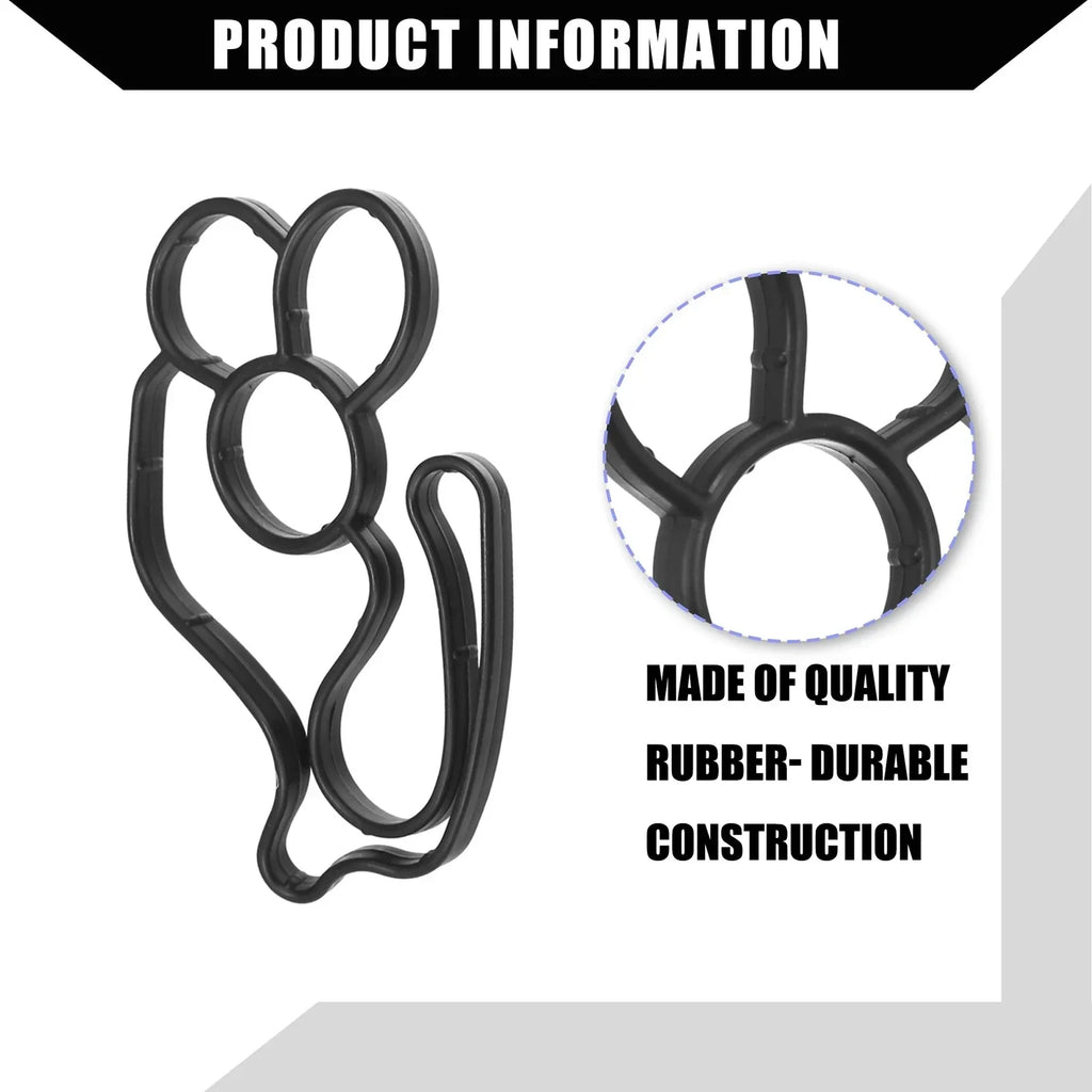 1 Set Oil Cooler Gasket for BMW 328d Oil Filter Adapter Gasket