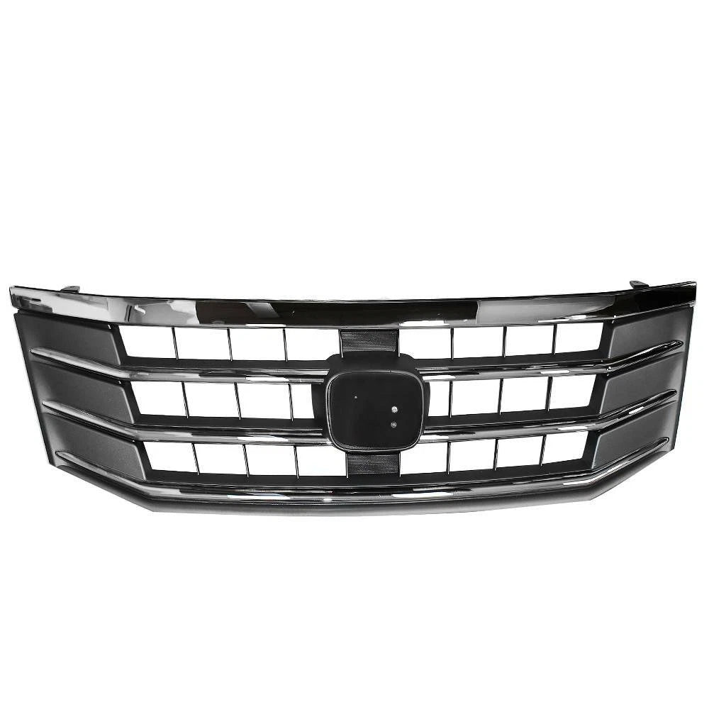 Chrome Mesh Front Upper Bumper Grille Trim for Honda Crosstour (2010–2012)