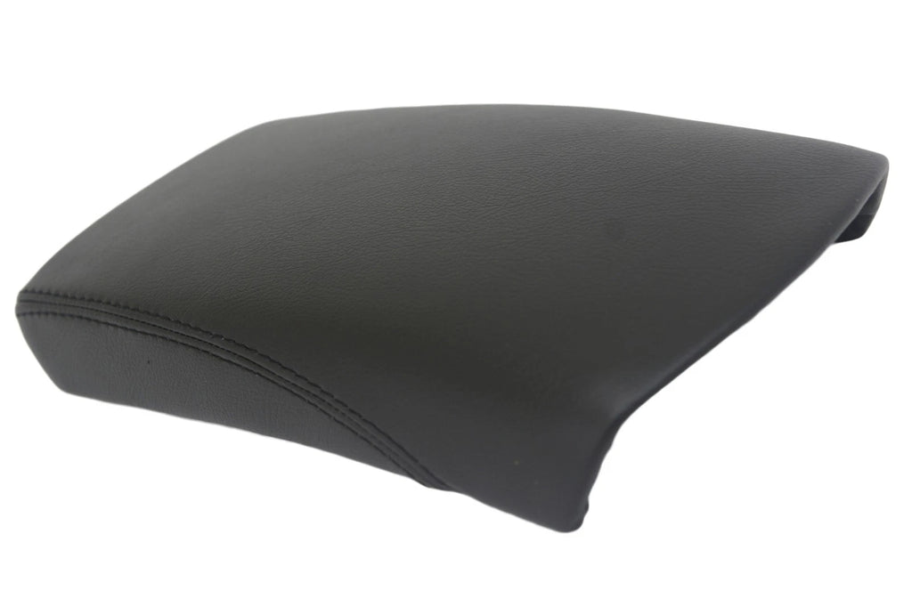 Center Console Armrest Cover for Nissan Rogue (2014–2017) Black Leather