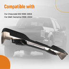 Chrome Steel Rear Bumper for Chevrolet S10 (1998–2004) GM1101102 Bolt-On