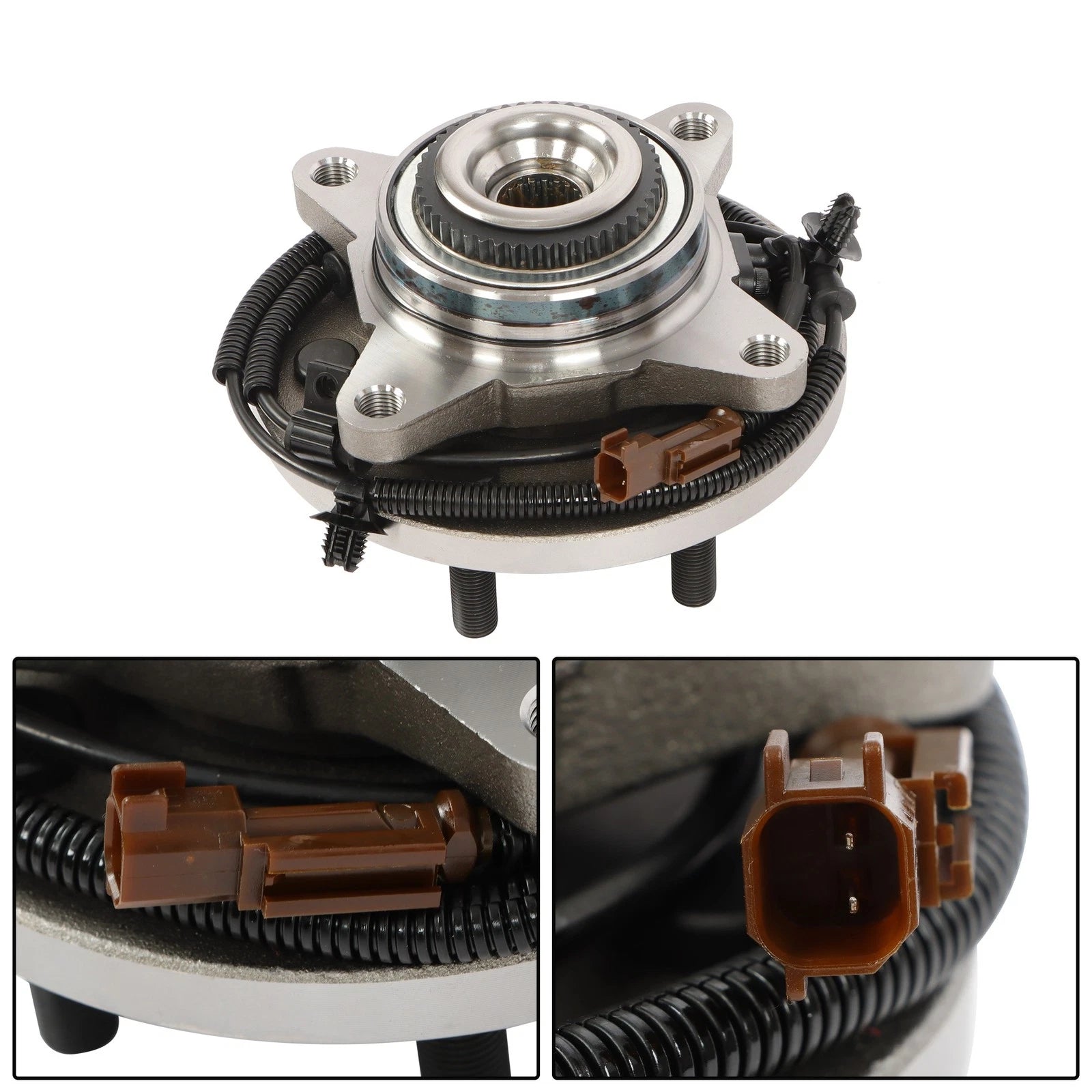 Front Wheel Hub Bearing Set for Ford F-150 (2015–2017) 4WD w/ ABS