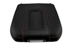 Console Lid Armrest Cover for GMC Sierra (2019–2020) Red Stitch