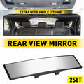 Set of 2 Wide Angle Rear View Mirror Lens for Universal Vehicles (270mm)