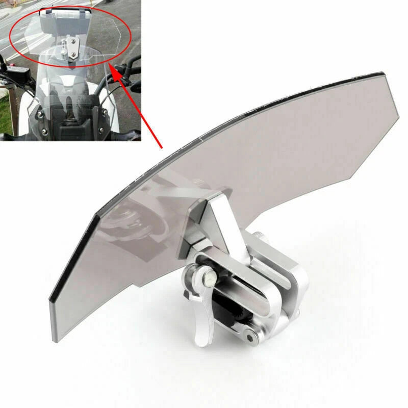 Adjustable Windshield Extension Deflector for Honda Yamaha (Universal)