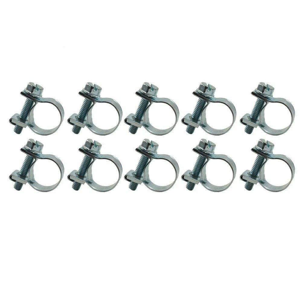 30 Pcs 1/4" Fuel Injection Gas Line Hose Clamps for