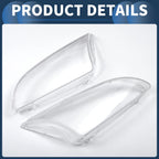 1 Pair Headlight Lens Cover for Ford Focus (2005–2008)