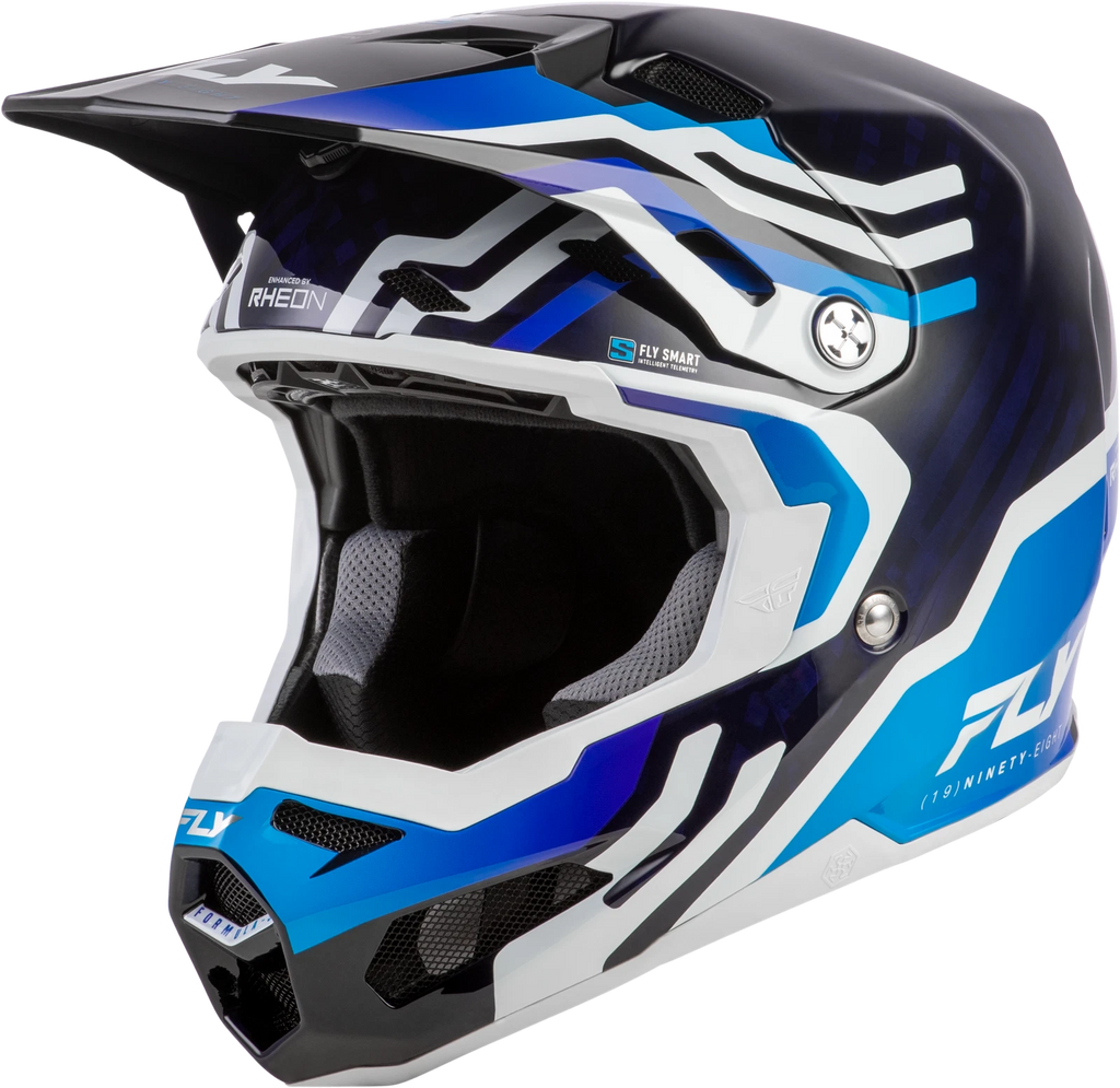Fly Racing Formula S Carbon Byte Helmet for Offroad (2019–2024) Medium Blue
