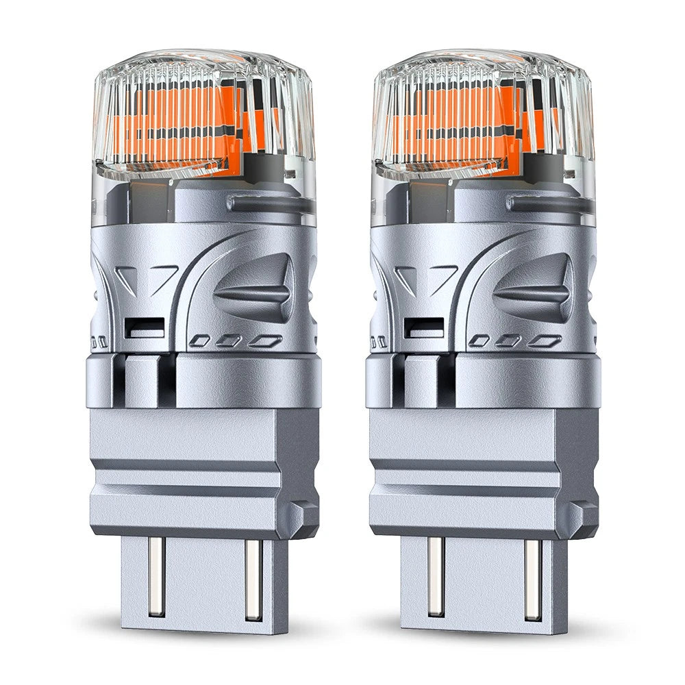 2X LED Turn Signal Light Bulbs for AutoOne 4157 3157 (CANBUS, Amber)