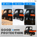 PVC Soft Doors Cab Enclosure & Rear Window for Kubota RTV400 RTV450 (2008–2021)
