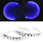 LED Brake Rotor Covers Ring of Fire Blue for Honda GL1800 (2001–2017) F6B (2013–2017)