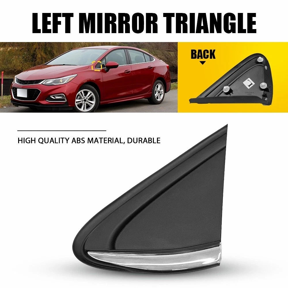Fender Pillar Trim Mirror Corner Molding Left for Chevrolet Cruze (2016–2019)