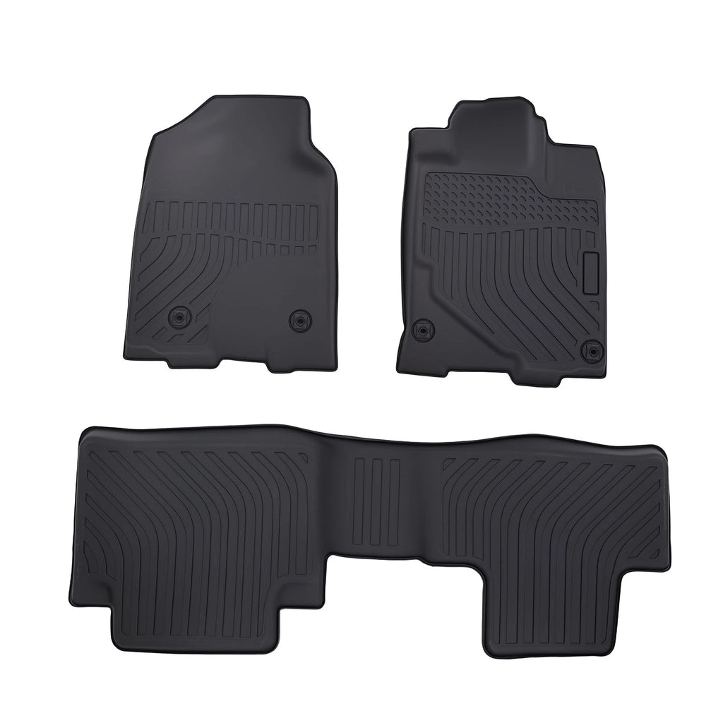 Set of 4 Black TPE Waterproof Anti-Slip Floor Mats for Acura RDX (2013–2018)