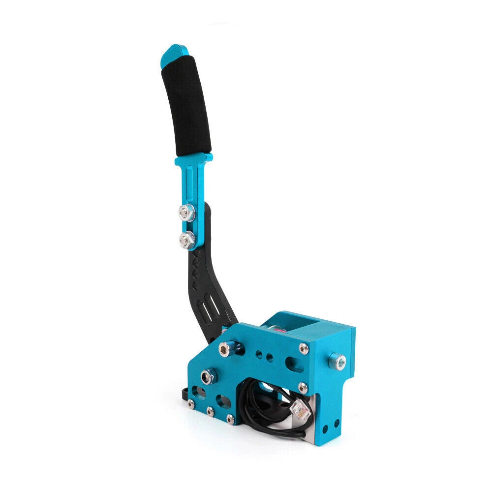 Drift Game Steering Wheel USB Handbrake Racing Simulator