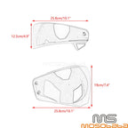 Left Right Side Battery Covers for Harley Softail Slim FLSL, FXST, FXBB (2018-2023)