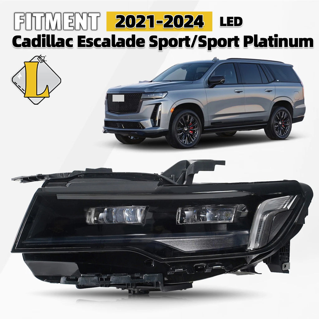 LED Headlight for Cadillac Escalade Sport/Sport Platinum (2021–2024)