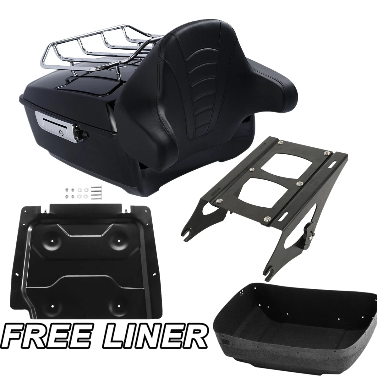 Trunk Pad Mount Rack Plate for Harley Street Road Glide (2014–Present)