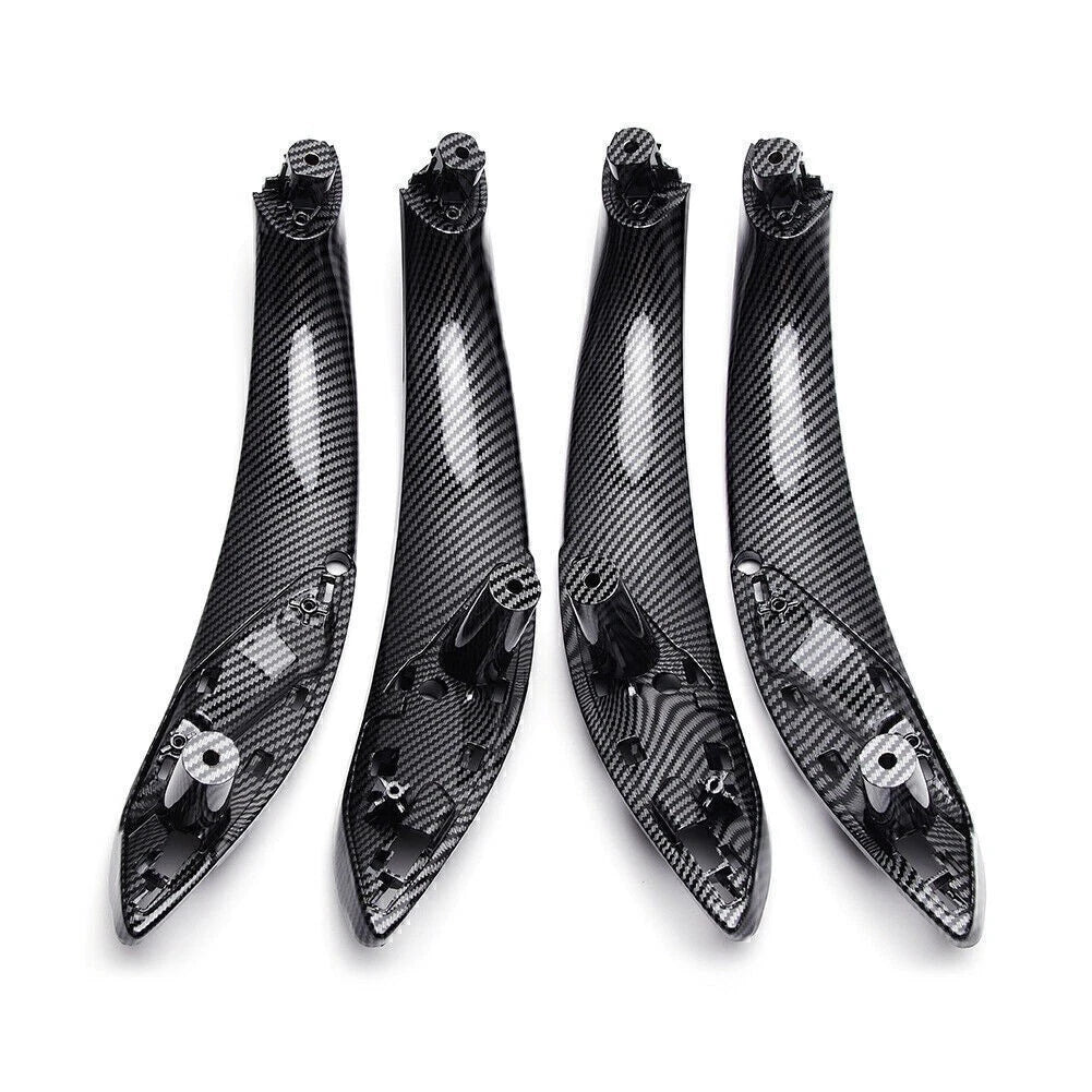 Inner Door Pull Handle Trim Cover Panel for BMW 3 F30 F35 (2012–2019) Carbon Fiber