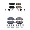 PowerStop Z17 Low-Dust Ceramic Disc Brake Pads Kit for Kia Kona, Optima (2019–2023)