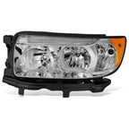 Driver Left Side Headlight for Subaru Forester (2006–2008) Chrome Amber