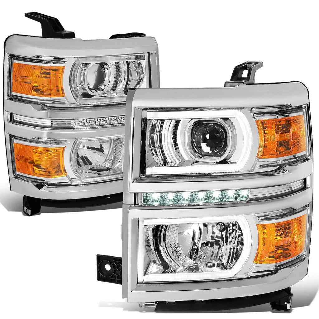LED DRL U Tube Bar for Silverado Projector Headlight (2014–2015)