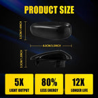 Smoked Amber LED Turn Signal Side Marker Light for Mercedes SLK CLK E-Class