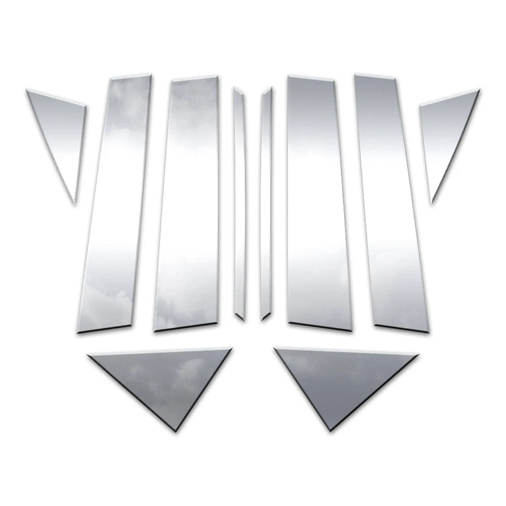 Diamond Grade 10pc Stainless Steel Pillar Post Covers for 2019-24 Toyota Avalon