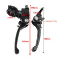 Brake Clutch Levers Red 22mm for Dirt Bike 50cc 125cc