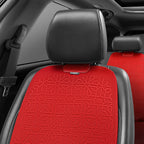 Set of 2 Universal Front Row Seat Covers for Car Truck Red