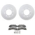 Bosch QuietCast Front Rotors & TRW Pro Semi-Metallic Brake Pads for Sierra 2500