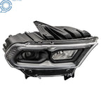 Full LED Headlight for Dodge Durango (2021–2023) Passenger Side, Black