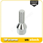 Set of 20 M12x1.25 Silver Wheel Lug Bolts for Jeep Cherokee, Dodge Dart
