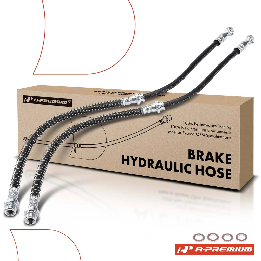 2X Front Brake Hydraulic Hose for Mitsubishi Outlander (2003–2007)