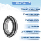 Deep Groove Ball Bearing 55x90x18mm for Scooter Skateboard (6011NR2RS)