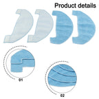 Microfiber Mop Cloth Kit for Ultenic D10 Robot Vacuum (Replacement)