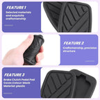 Rubber Pedal Cover for Suzuki SWIFT SX4 Aerio SAMURAI SIDEKICK (2001-2014)