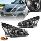 Projector Headlights for Subaru Outback/Legacy (2010–2014) Black Housing