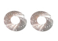 Set of 2 Front Brake Rotors for Polaris 5211271 5211325
