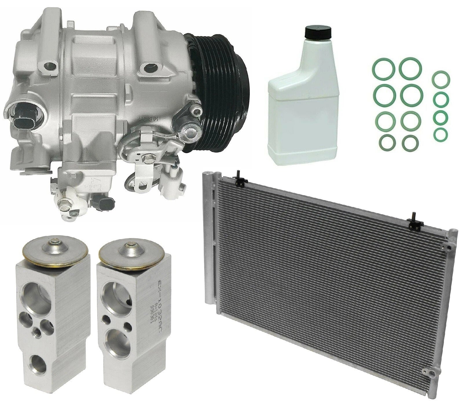 AC Compressor Kit Replacement for Ford F250 F350 Super Duty (2011–2016)