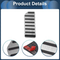 Footrest Pedal Cover for Honda Accord (2018-2021) - Aluminum Alloy Silver Tone