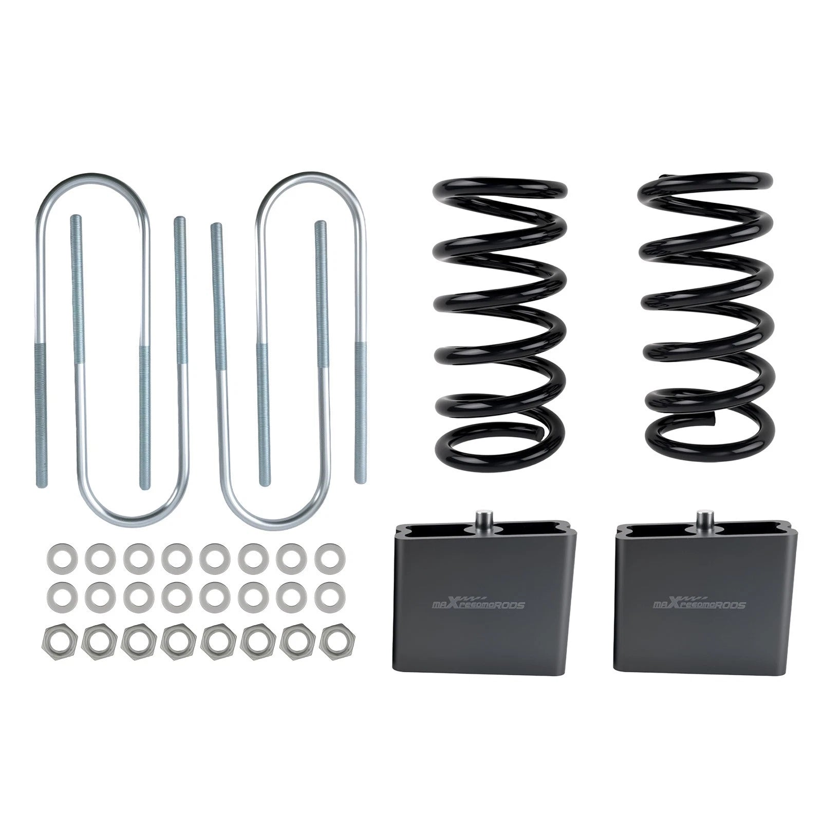 Front 3" Drop Coils & Rear 4" Blocks for Dodge Dakota 2WD (1997-2004)