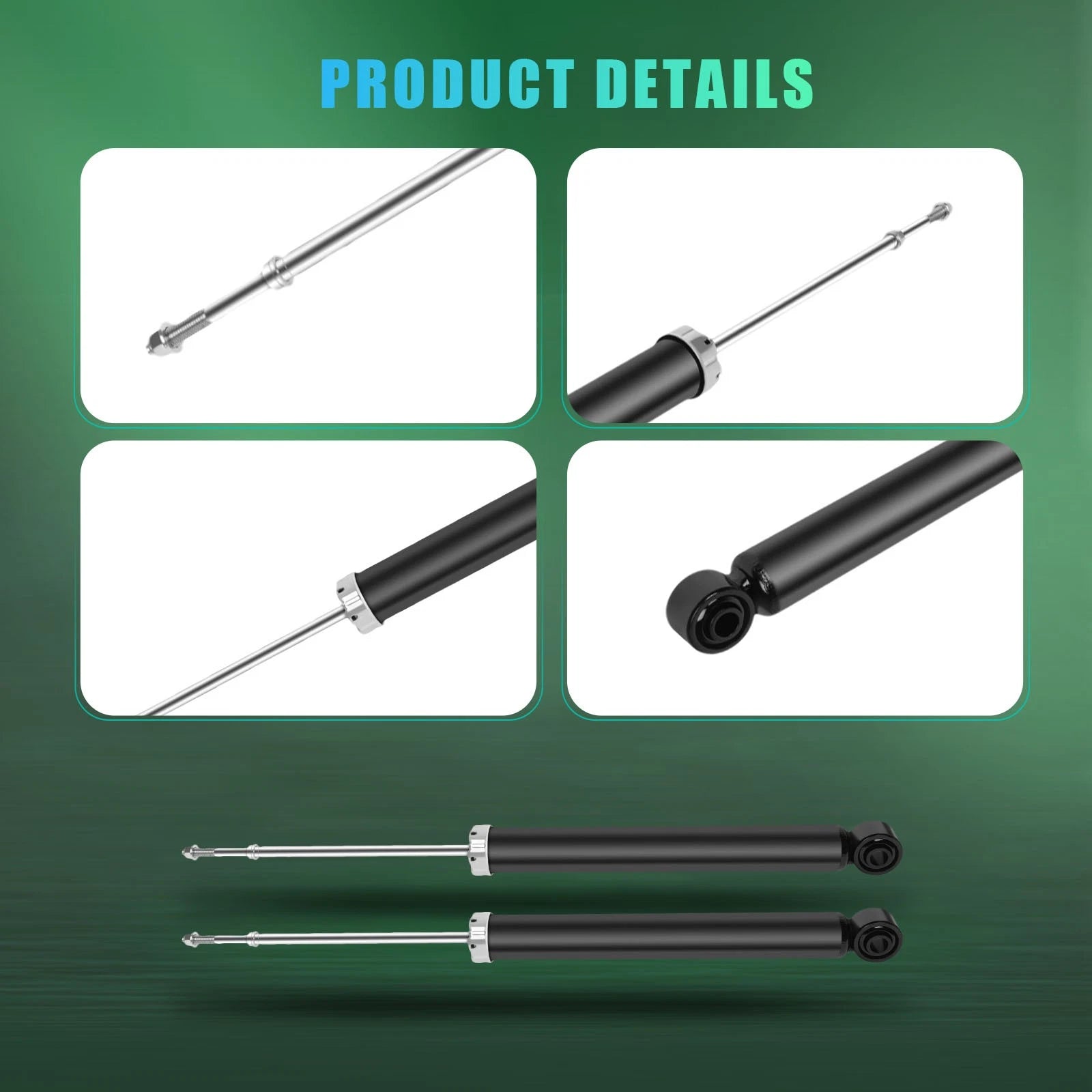 Set of 2 Rear Struts for Hyundai Santa Fe (2001–2006)