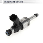 Fuel Injector for Lexus UX200 2019–2022 (1 Pc, Black Silver Tone)