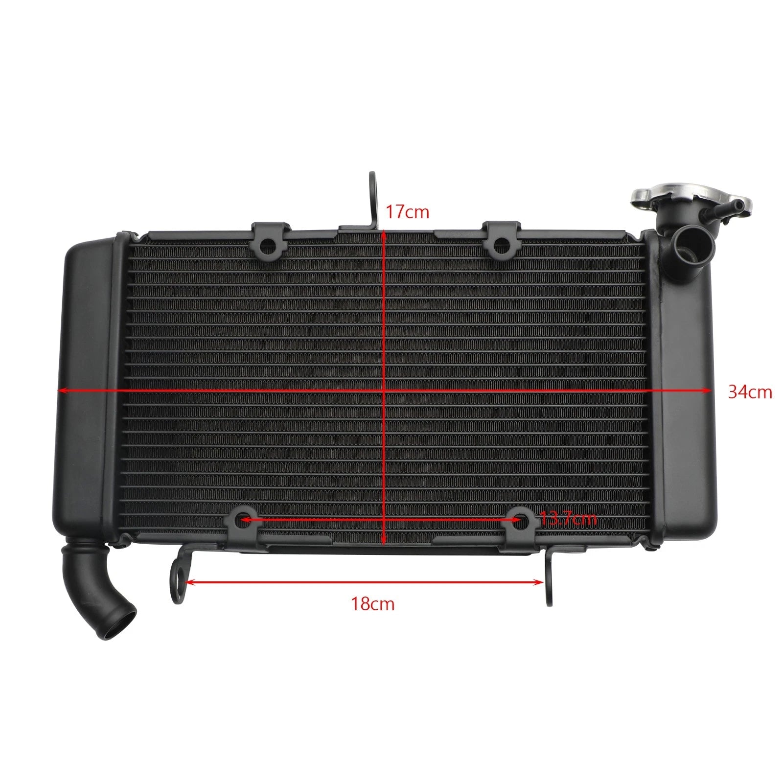 Aluminum Radiator for Honda CBR500R (2019–2022)